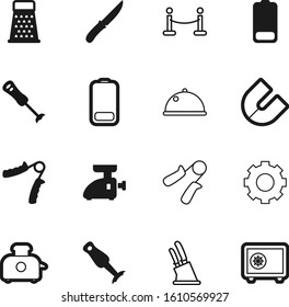 metal vector icon set such as: cog, metallic, fence, construction, dome, utensil, wooden, bread, system, cuisine, magnet, plate, cover, shape, round, block, magnetic, wealth, mechanism, physics, box