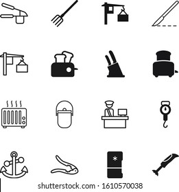 metal vector icon set such as: new, scale, traffic, garden, picnic, scalpel, surgeon, man, eat, household, industrial, security, silver, dig, medic, naval, power, cook, marine, officer, cutter, pot