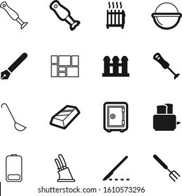 metal vector icon set such as: secure, security, battery, pot, classic, surgical, professional, block, warehouse, fork, art, silver, acid, hospital, farm, heavy, cold, camp, utensil, platinum