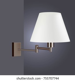 Metal wall lamp