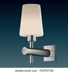 Metal wall lamp