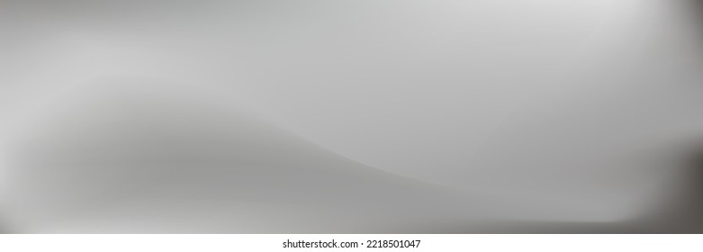 Fondo de degradado gris de nubes lisas de agua metálica. Malla gradiente ondulada de ondulación ondulada con cielo oscuro. Fondo de humo de la luz de la niebla de la curva líquida. Monocrom de Plata Blanca Pastel, Textura borrosa de Gris Fluido.