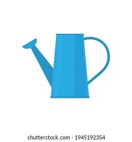 Metal watering can for the garden. Vector illustration