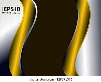 metal wave style vector background. eps10 vector modern wallpaper in industrial style