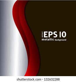 metal wave style vector background. eps10 vector modern wallpaper in industrial style