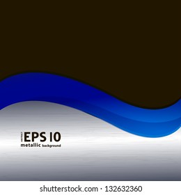 metal wave style vector background. eps10 vector modern wallpaper in industrial style