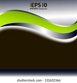 metal wave style vector background. eps10 vector modern wallpaper in industrial style