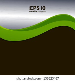 metal wave style vector background. eps10 vector modern wallpaper in industrial style
