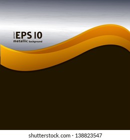 metal wave style vector background. eps10 vector modern wallpaper in industrial style