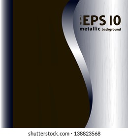metal wave style vector background. eps10 vector modern wallpaper in industrial style