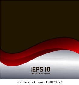 metal wave style vector background. eps10 vector modern wallpaper in industrial style