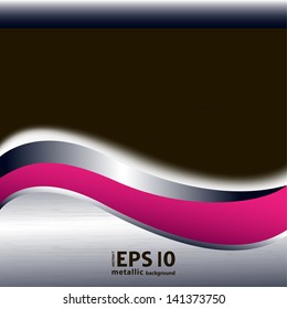 metal wave style vector background. eps10 vector modern wallpaper in industrial style