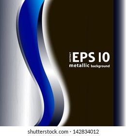 metal wave style vector background. eps10 vector modern wallpaper in industrial style