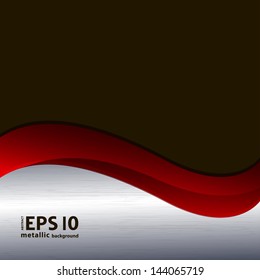 metal wave style vector background. eps10 vector modern wallpaper in industrial style