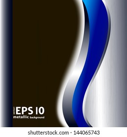 metal wave style vector background. eps10 vector modern wallpaper in industrial style