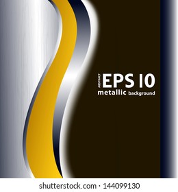 metal wave style vector background. eps10 vector modern wallpaper in industrial style