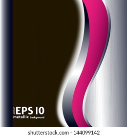 metal wave style vector background. eps10 vector modern wallpaper in industrial style
