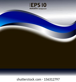 metal wave style vector background. eps10 vector modern wallpaper in industrial style