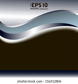 metal wave style vector background. eps10 vector modern wallpaper in industrial style