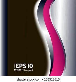 metal wave style vector background. eps10 vector modern wallpaper in industrial style