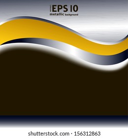 metal wave style vector background. eps10 vector modern wallpaper in industrial style