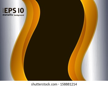 metal wave style vector background. eps10 vector modern wallpaper in industrial style 