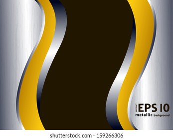 metal wave style vector background. eps10 vector modern wallpaper in industrial style 