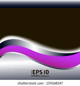metal wave style vector background. eps10 vector modern wallpaper in industrial style