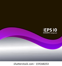 metal wave style vector background. eps10 vector modern wallpaper in industrial style