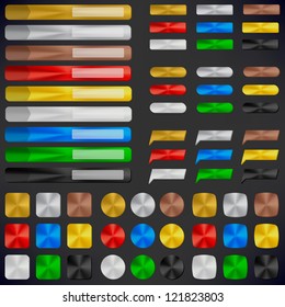 metal web buttons