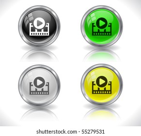 Metal web buttons