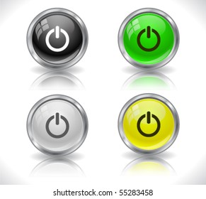 Metal web buttons