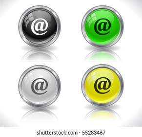 Metal web buttons