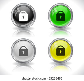 Metal web buttons