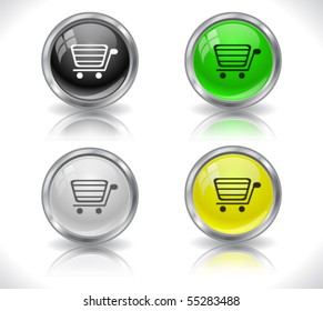 Metal web buttons