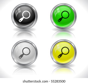 Metal web buttons