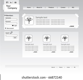 metal web design vector