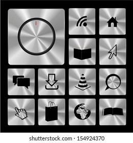 Metal Web Icon