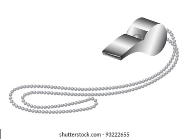 Metal whistle