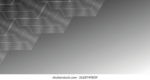 fundo de metal branco abstrato com textura de hexágono ondulado dinâmico.