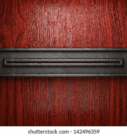 metal and wood background