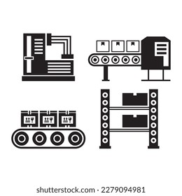 metal working icon , engineering industry icon