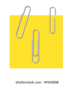 Metal writing paper clips  for use in design