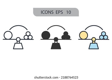 meta-learning icons  symbol vector elements for infographic web