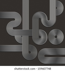 metalic abstract background, vector illustration