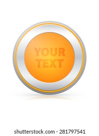 Metalic Glossy Button - Illustration