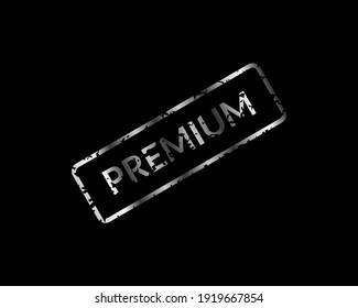 Metallischer Silberschmiedestempel mit Textprämie