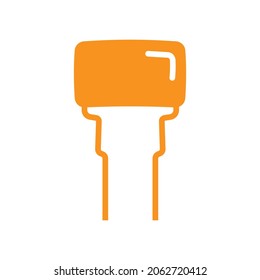 Metalilised polyester solid icon, electronic and circuit part accessories 4000x4000 pixel of artboard white background