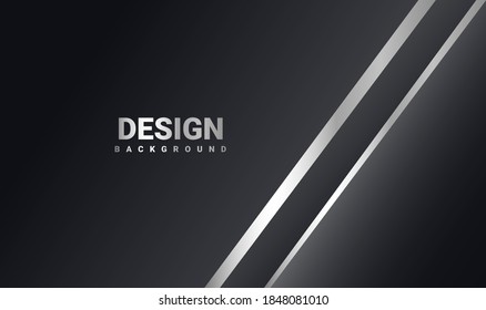 Banner metálico de fondo abstracto con colores brillantes y elegantes. Vector