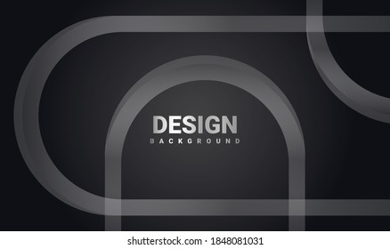 Metallic abstract background banner with glowing elegant colors. Vector
